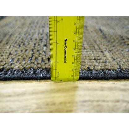 Modern and Contemporary Wool Hand Knotted Rug Brown 2.0x3.0 -O076261