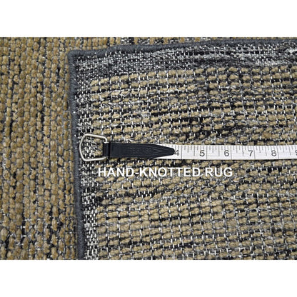 Modern and Contemporary Wool Hand Knotted Rug Brown 2.0x3.0 -O076261