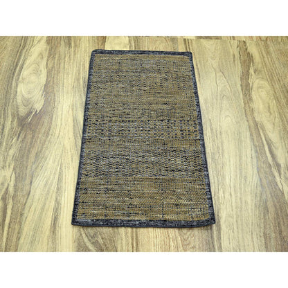 Modern and Contemporary Wool Hand Knotted Rug Brown 2.0x3.0 -O076262