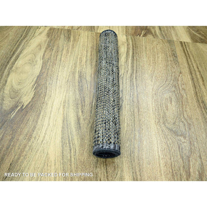 Modern and Contemporary Wool Hand Knotted Rug Brown 2.0x3.0 -O076262
