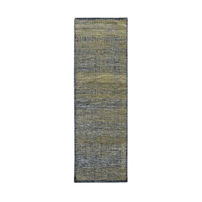 Modern and Contemporary Wool Hand Knotted Rug Brown 2.6x8.0 -O076265
