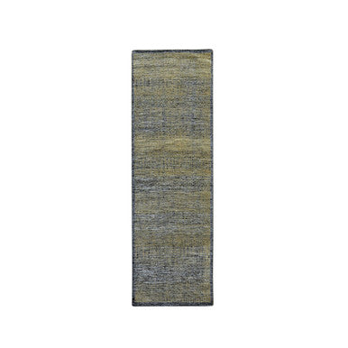 Modern and Contemporary Wool Hand Knotted Rug Brown 2.6x8.0 -O076266