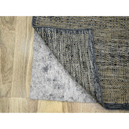 Modern and Contemporary Wool Hand Knotted Rug Brown 2.6x8.0 -O076266