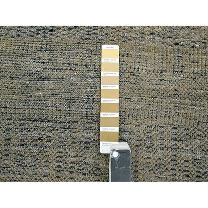 Modern and Contemporary Wool Hand Knotted Rug Brown 2.6x8.0 -O076266