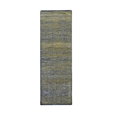 Modern and Contemporary Wool Hand Knotted Rug Brown 2.6x8.0 -O076267