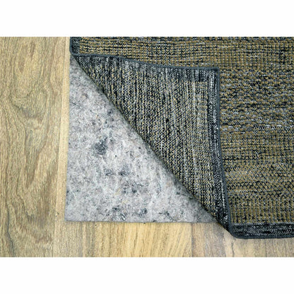 Modern and Contemporary Wool Hand Knotted Rug Brown 2.6x8.0 -O076267