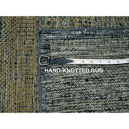 Modern and Contemporary Wool Hand Knotted Rug Brown 2.6x8.0 -O076267