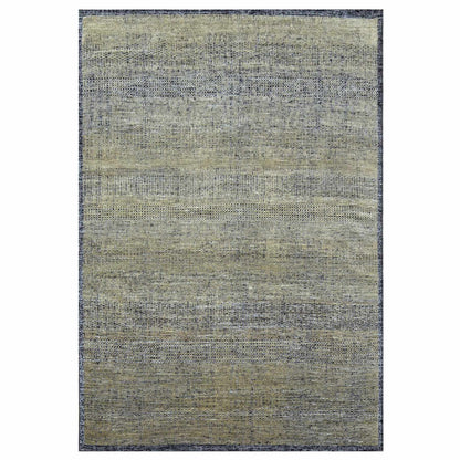 Modern and Contemporary Wool Hand Knotted Rug Brown 10.0x14.0 -O076282
