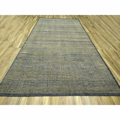 Modern and Contemporary Wool Hand Knotted Rug Brown 10.0x14.0 -O076282