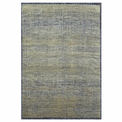 Modern and Contemporary Wool Hand Knotted Rug Brown 10.0x14.0 -O076283