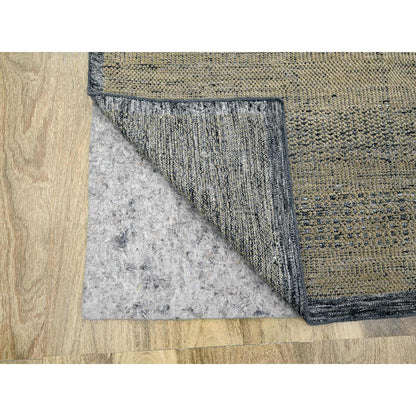 Modern and Contemporary Wool Hand Knotted Rug Brown 10.0x14.0 -O076283