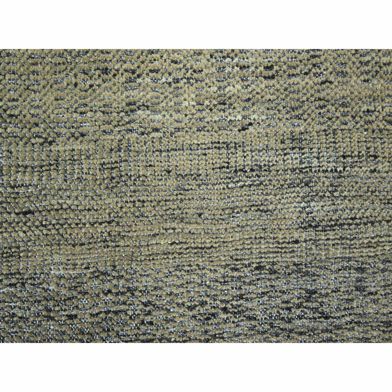 Brown 10'0" x 14'0" Modern and Contemporary Hand knotted Wool Rug - Sku: O076283