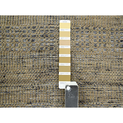 Modern and Contemporary Wool Hand Knotted Rug Brown 11.10x15.0 -O076288