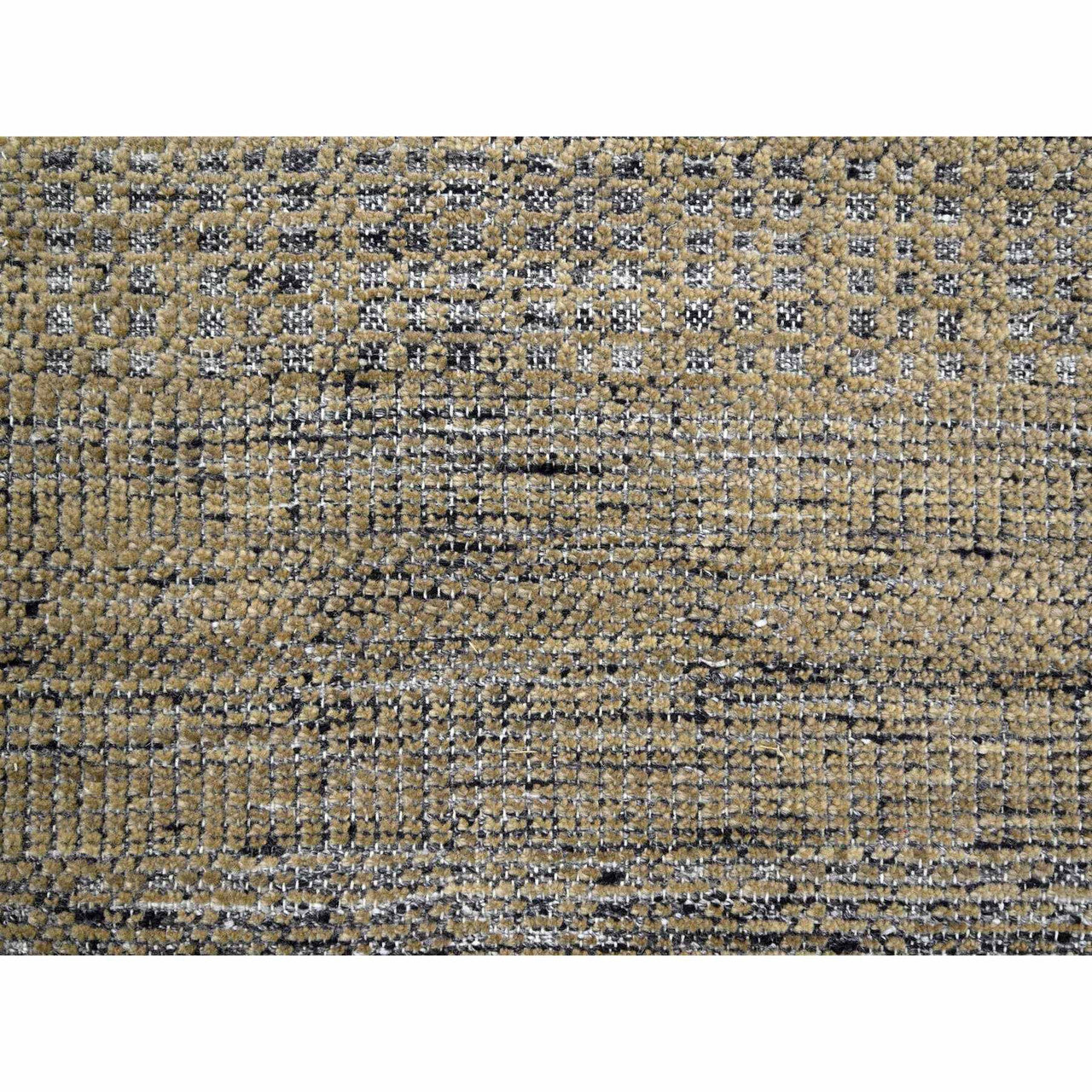 Brown 11'10" x 15'0" Modern and Contemporary Hand knotted Wool Rug - Sku: O076288