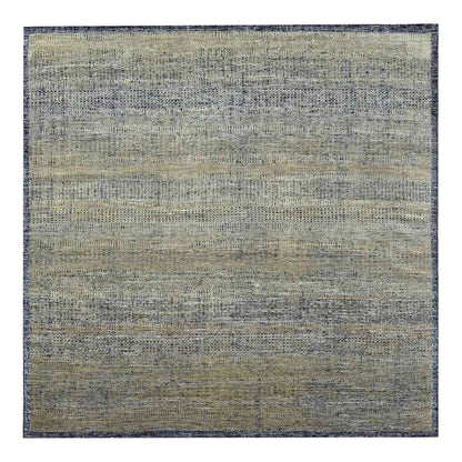 Modern and Contemporary Wool Hand Knotted Rug Brown 10.0x10.0 -O076289