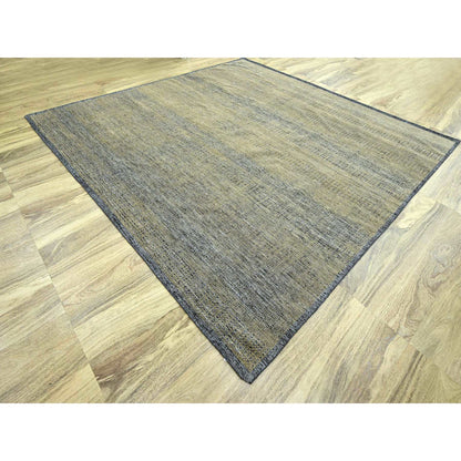 Modern and Contemporary Wool Hand Knotted Rug Brown 10.0x10.0 -O076289