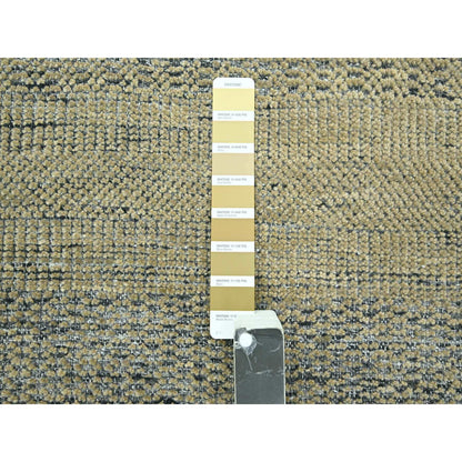 Modern and Contemporary Wool Hand Knotted Rug Brown 10.0x10.0 -O076289