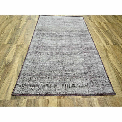 Modern and Contemporary Wool Hand Knotted Rug Red 6.0x9.0 -O076293