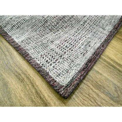 Modern and Contemporary Wool Hand Knotted Rug Red 6.0x9.0 -O076293