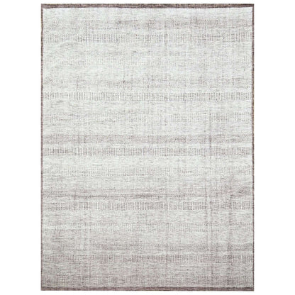 Modern and Contemporary Wool Hand Knotted Rug Red 8.9x12.1 -O076296
