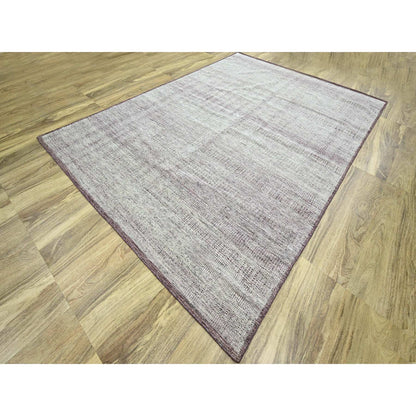 Modern and Contemporary Wool Hand Knotted Rug Red 9.0x12.0 -O076297