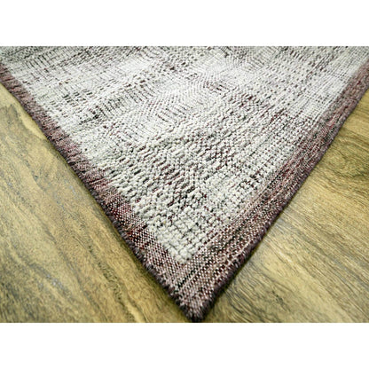 Modern and Contemporary Wool Hand Knotted Rug Red 9.0x12.0 -O076297