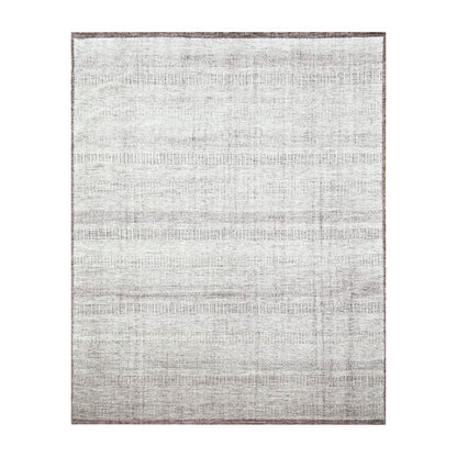 Modern and Contemporary Wool Hand Knotted Rug Red 7.11x10.0 -O076299