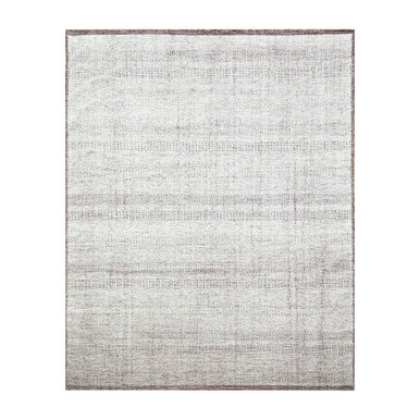 Modern and Contemporary Wool Hand Knotted Rug Red 7.11x10.0 -O076299