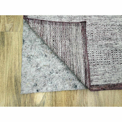 Modern and Contemporary Wool Hand Knotted Rug Red 7.11x10.0 -O076299