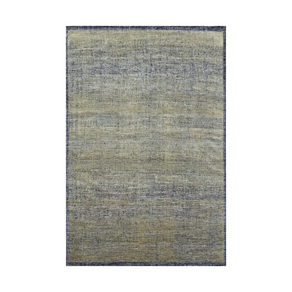 Modern and Contemporary Wool Hand Knotted Rug Brown 6.0x9.3 -O076302