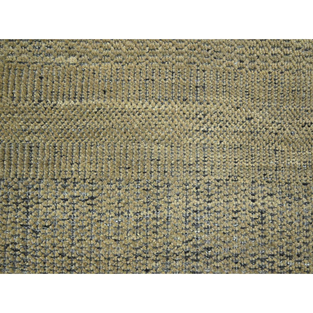 Brown 6'0" x 9'3" Modern and Contemporary Hand knotted Wool Rug - Sku: O076302
