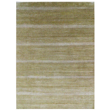 Modern and Contemporary Wool & Silk Hand Knotted Rug Brown 9.0x12.3 -O076327