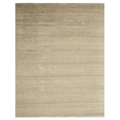 Modern and Contemporary Wool & Silk Hand Knotted Rug Brown 11.11x15.0 -O076330