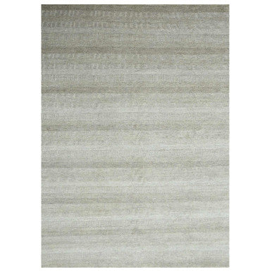 Modern and Contemporary Wool & Silk Hand Knotted Rug Brown 10.0x13.11 -O076333