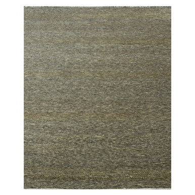 Modern and Contemporary Wool & Silk Hand Knotted Rug Brown 8.0x10.0 -O076344
