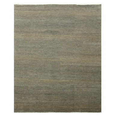 Modern and Contemporary Wool & Silk Hand Knotted Rug Brown 7.10x10.0 -O076347
