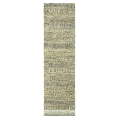 Modern and Contemporary Wool & Silk Hand Knotted Rug Brown 2.7x20.4 -O076349