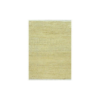Modern and Contemporary Wool & Silk Hand Knotted Rug Brown 2.0x2.0 -O076353