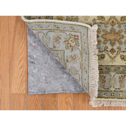 Heriz Wool Hand Knotted Rug Ivory Ice Blue 3.0X5.1 -O078062