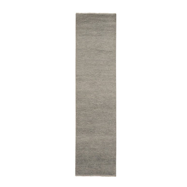 Modern and Contemporary Wool Hand Knotted Rug Grey No Border 2.6X9.10 -O078114