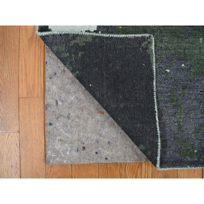 Modern and Contemporary Wool & Silk Hand Knotted Rug Grey No Border 8.0X9.10 -O078144