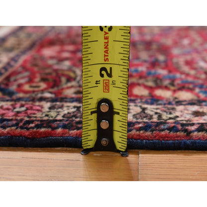 Antique Wool Hand Knotted Rug Red Beige 2.0X2.6 -O078187
