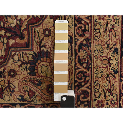 Antique Wool Hand Knotted Rug Beige Beige 4.4X6.0 -O078197