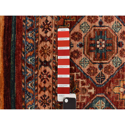 Kazak Wool Hand Knotted Rug Red No Border 2.9X9.0 -O078211