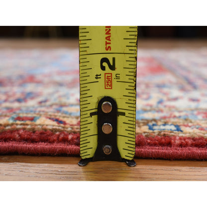 Kazak Wool Hand Knotted Rug Red Beige 3.2X4.10 -O078212