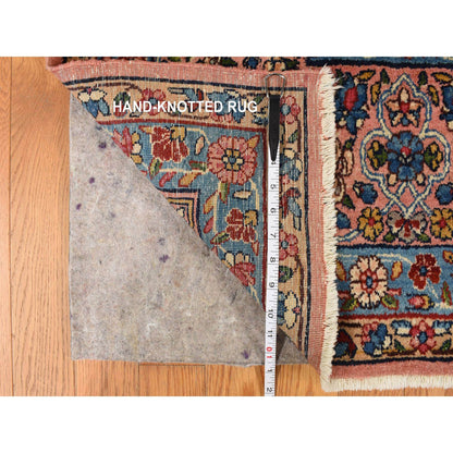 Persian Wool Hand Knotted Rug Yellow Terracotta Orange 8.9X11.5 -O078228