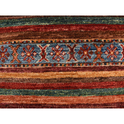 Kazak Wool Hand Knotted Rug Red No Border 2.10X7.10 -O078243