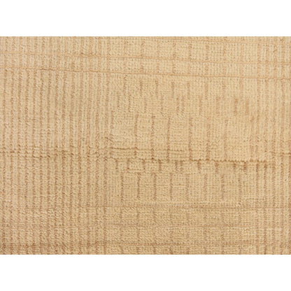 Modern and Contemporary Wool & Silk Hand Knotted Rug Yellow No Border 2.0X3.0 -O078255