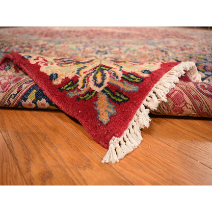Persian Wool Hand Knotted Rug Red Blue 11.4X16.2 -O078257
