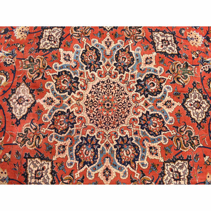 Persian Wool Hand Knotted Rug Red Red 13.10X21.10 -O078270